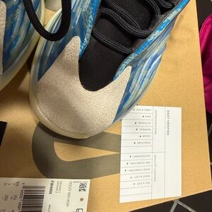 Yeezy Blue and Black Sneakers